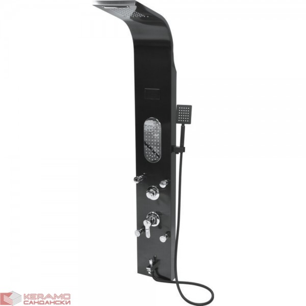 Хидромасажен панел FALA STEELY 5 Black Titanium 75984