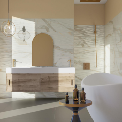 Плочки за баня Calacata Gold 30x90