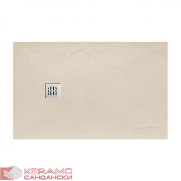 Поддушово корито Pietra Cream 90х90х2,5