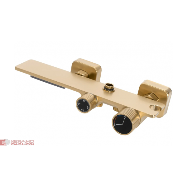 Душ колона Brushed Gold Helix REA-P6621