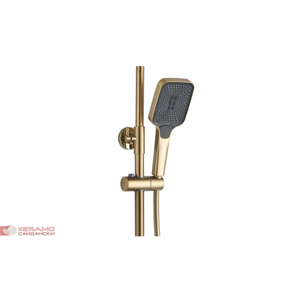 Душ колона Brushed Gold Helix REA-P6621