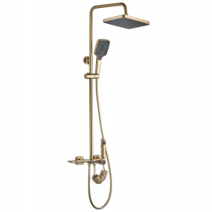 Душ колона Brushed Gold Helix REA-P6621