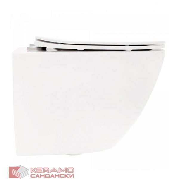Тоалетна чиния висяща Carlo Mini Rimless White REA-С2760