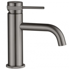 Смесител за мивка Rea Lungo Grip Gun Grey low REA-B8778