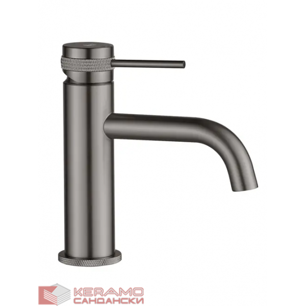 Смесител за мивка Rea Lungo Grip Gun Grey low REA-B8778