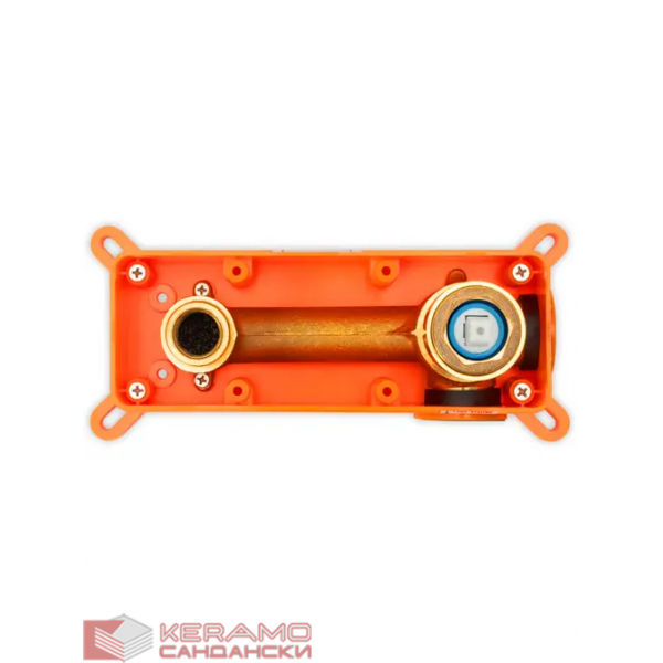 СМЕСИТЕЛ за вграждане Rea Lungo Gold Mat + BOX REA-B8652