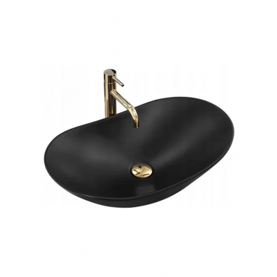 Мивка върху плот Royal 60 Black Mat REA-U0442