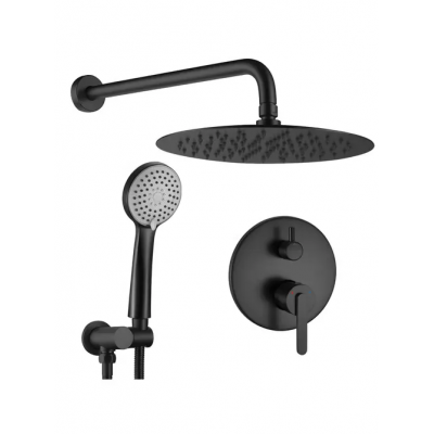 Душ за вграждане Ontario Black + BOX REA-P5501