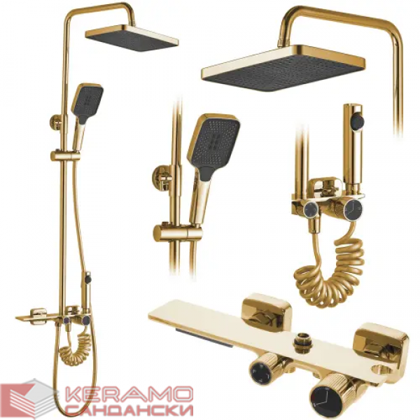 Душ колона Helix Gold REA-P6619
