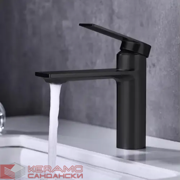 Смесител за умивалник REA Storm Black Low REA-B9986