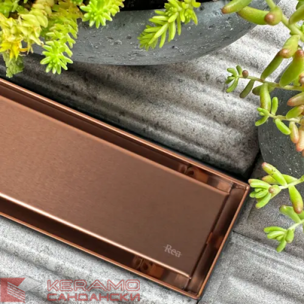 Сифон лентов Neox pro Brushed Copper 80 REA-G4802