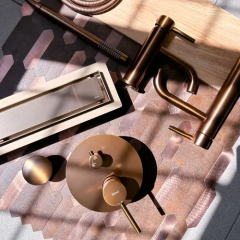 Сифон лентов Neox pro Brushed Copper 80 REA-G4802