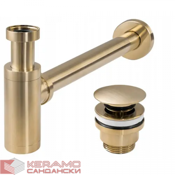 Сифон Click-Clack Gold Matt REA-A8586