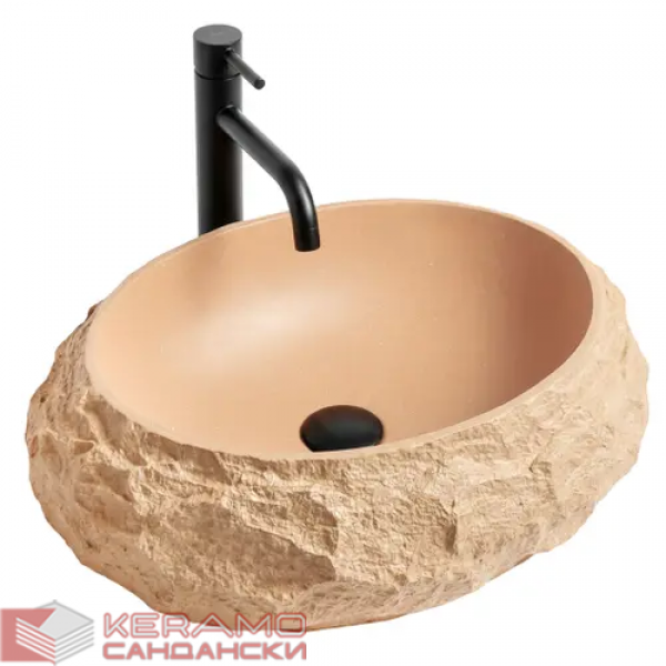 Умивалник за плот Mika Light Terracotta REA-U7348