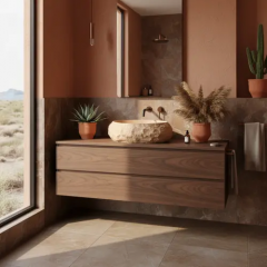 Умивалник за плот Mika Light Terracotta REA-U7348