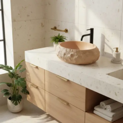 Умивалник за плот Mika Light Terracotta REA-U7348