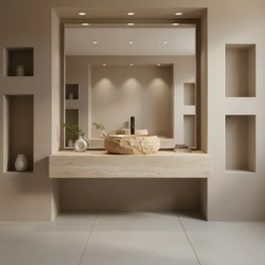 Умивалник за плот Mika Light Terracotta REA-U7348