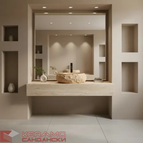 Умивалник за плот Mika Light Terracotta REA-U7348