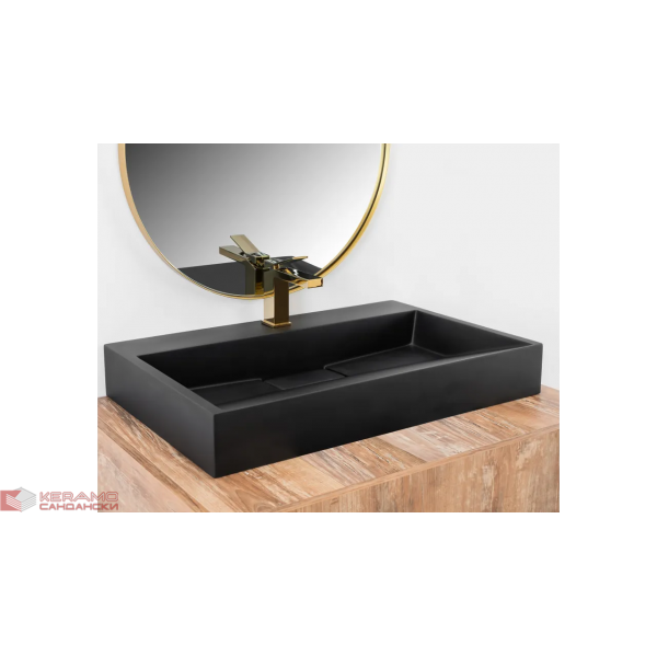 Мивка GOYA BLACK MAT 70CM REA-U8802