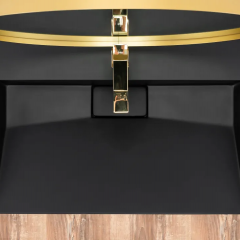 Мивка GOYA BLACK MAT 70CM REA-U8802