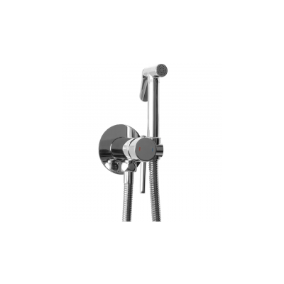 Смесител за вграждане с функция биде хром Lungo Loop REA-B4106