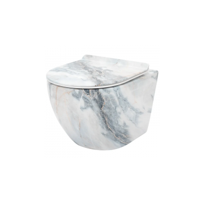Тоалетна чиния висяща Carlo Mini Granit Shiny REA-C8002