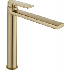 Висок смесител за умивалник brushed gold Verso REA-B6564