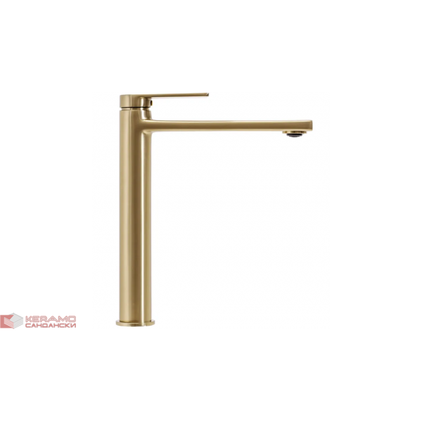 Висок смесител за умивалник brushed gold Verso REA-B6564