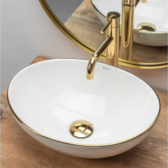 Мивка върху плот SOFIA GOLD EDGE REA-U3287