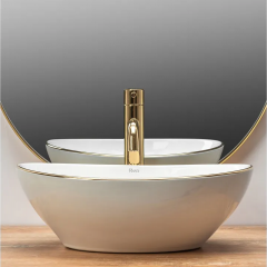 Мивка върху плот SOFIA GOLD EDGE REA-U3287