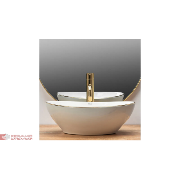 Мивка върху плот SOFIA GOLD EDGE REA-U3287