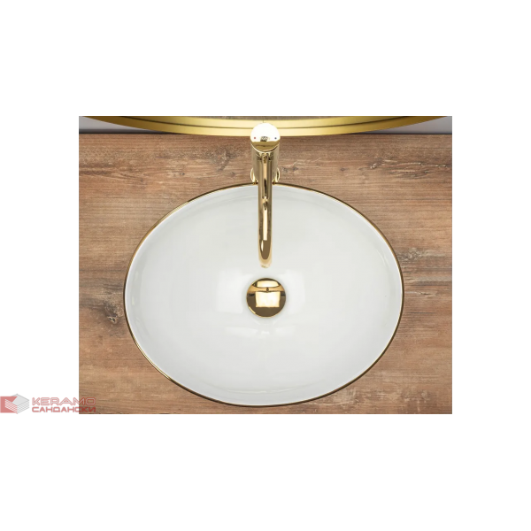 Мивка върху плот SOFIA GOLD EDGE REA-U3287