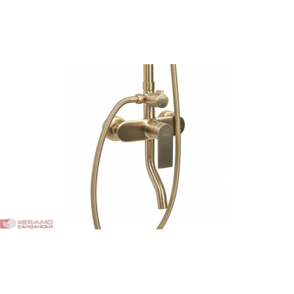 Душ колона brushed gold Verso REA-P9146