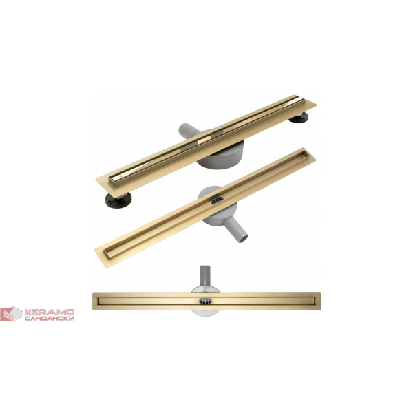 Сифон лентов NEO SLIM MIRROR GOLD PRO 50 REA-G5692