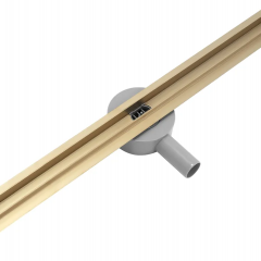 Сифон лентов NEO SLIM MIRROR GOLD PRO 50 REA-G5692