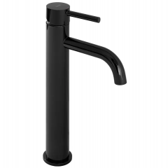 Висок смесител за умивалник black metallic Lungo REA-B0662