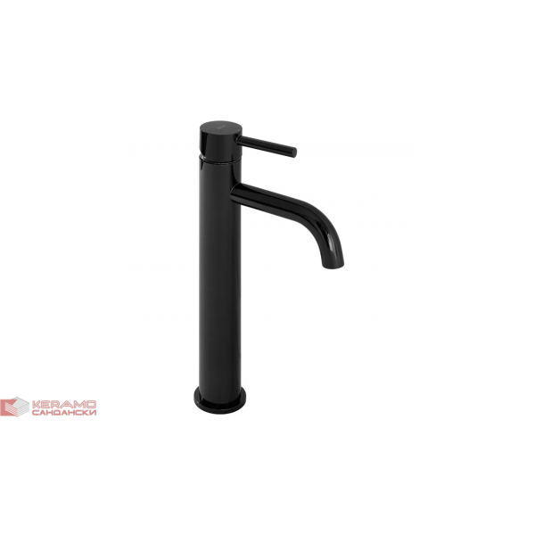 Висок смесител за умивалник black metallic Lungo REA-B0662