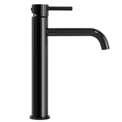 Висок смесител за умивалник black metallic Lungo REA-B0662