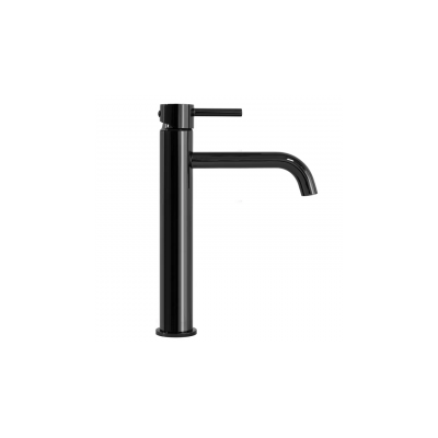 Висок смесител за умивалник black metallic Lungo REA-B0662