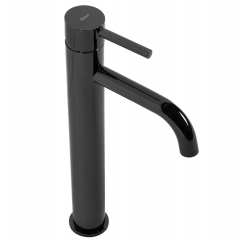 Висок смесител за умивалник black metallic Lungo REA-B0662