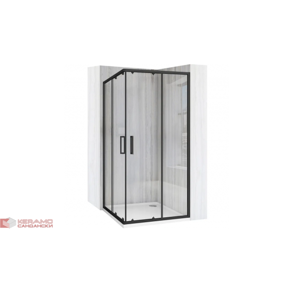 Душ кабина City 90x90 Black REA-K6446