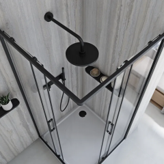 Душ кабина City 90x90 Black REA-K6446