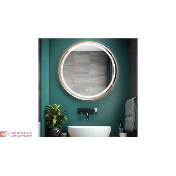 Огледало LED 80cm Gold HOM-02503