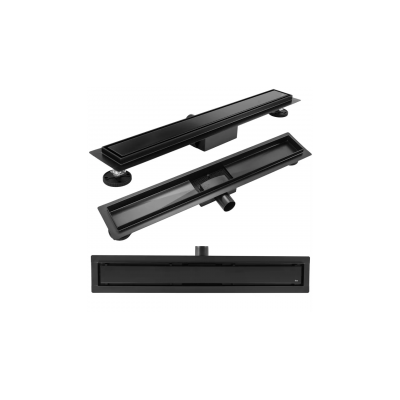 Линеен сифон Rea Neox Black Matt 90cm REA-G6603