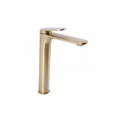 Смесител за мивка Rea Marco Brush Gold high REA-B4895