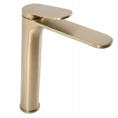Смесител за мивка Rea Marco Brush Gold high REA-B4895