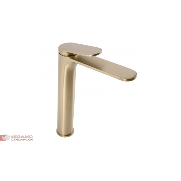 Смесител за мивка Rea Marco Brush Gold high REA-B4895