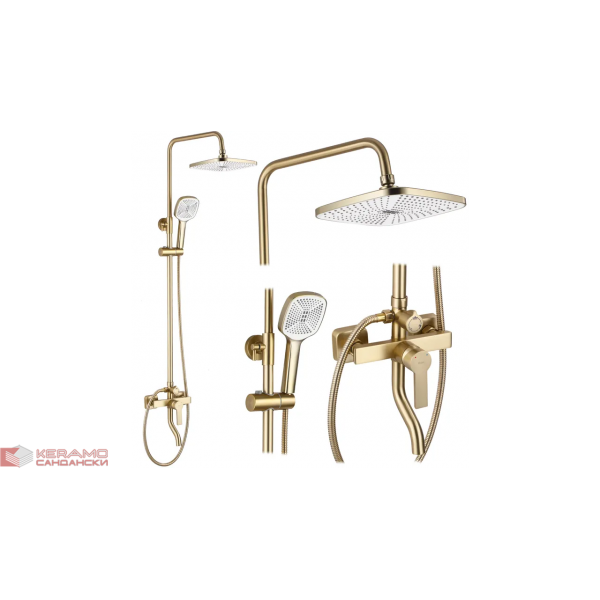 Душ колона Argus Gold Brush REA-P7841