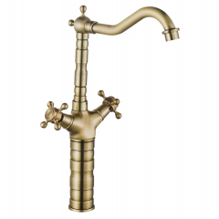 Висок смесител Rustico antique gold REA-B5521