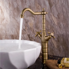 Висок смесител Rustico antique gold REA-B5521